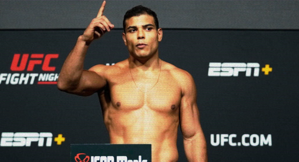 Paulo Costa elbows nurse